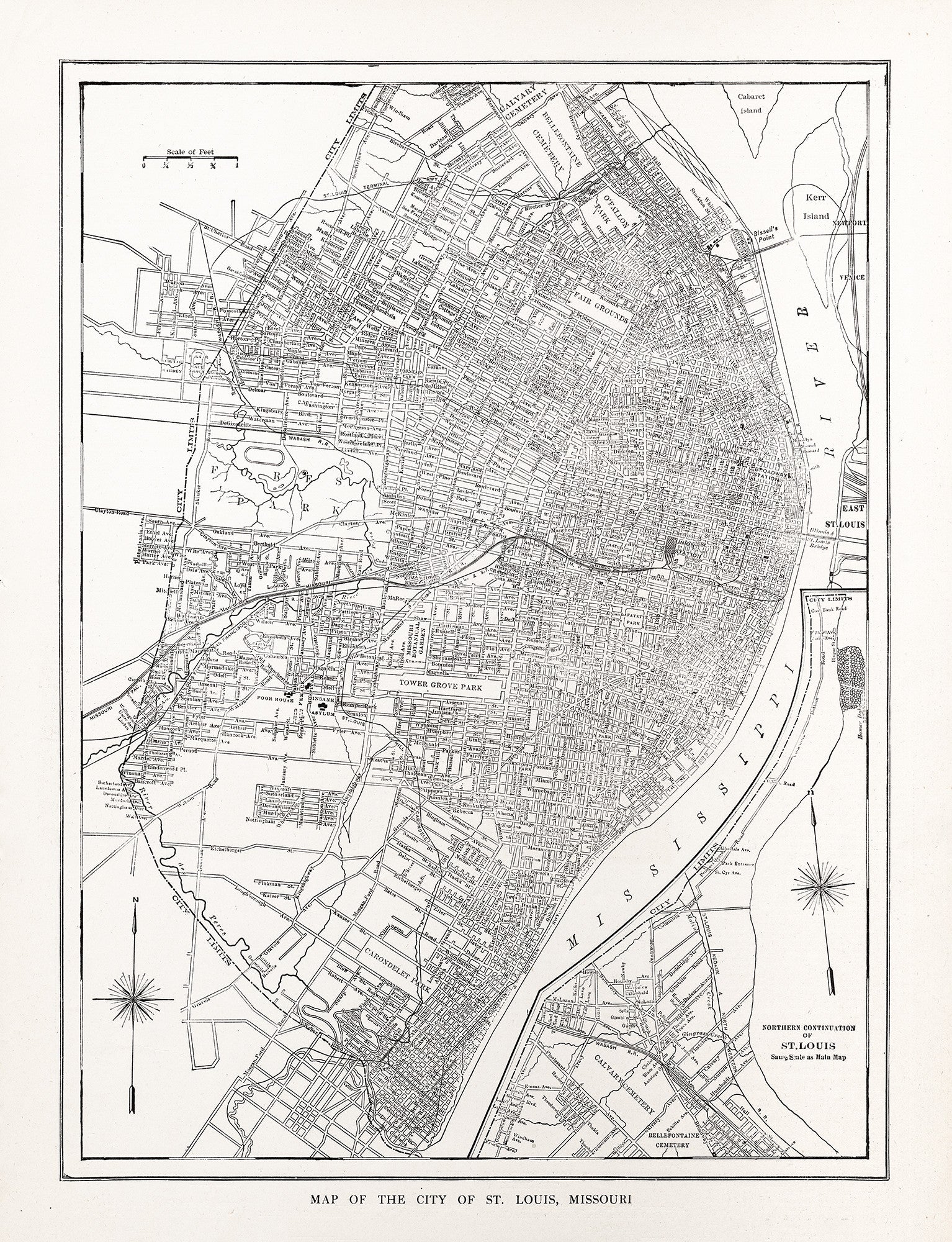 Official Map of Minneapolis and Saint Paul, Minnesota, 1923