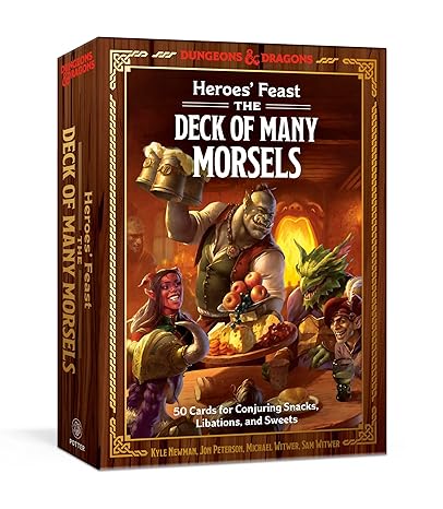 Heroes' Feast: The Deck of Many Morsels: 50 Cards for Conjuring Snacks, Libations, and Sweets (Dungeons & Dragons)