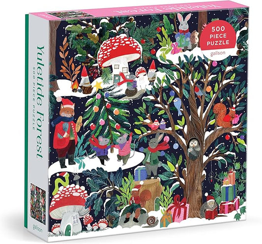 Galison Yuletide Forest – 500 Piece Jigsaw Puzzle