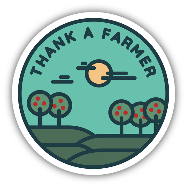 Thank A Farmer Sticker