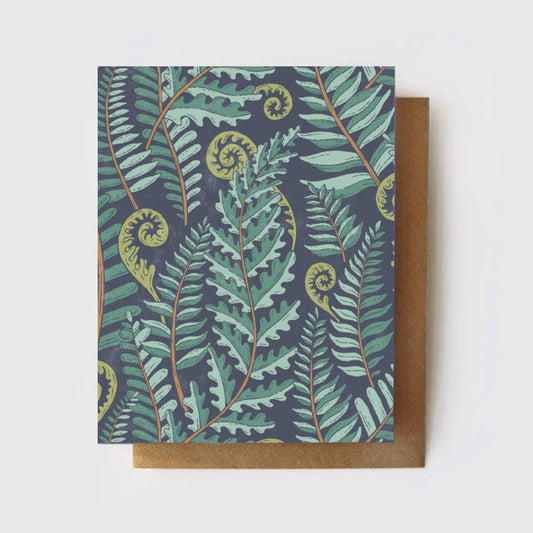 Forest Fern Everyday Greeting Card: Zero Waste, NO Packaging - Root & Branch Paper Co.