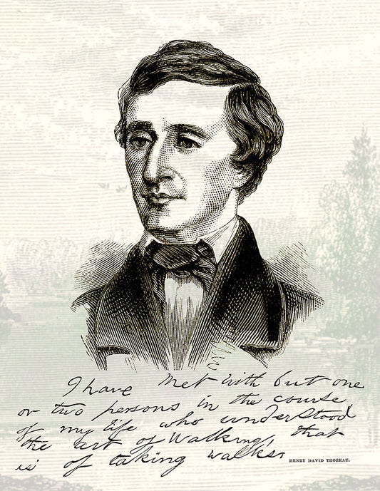 Henry David Thoreau - Print - Stomping Grounds