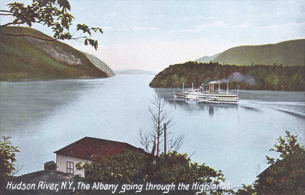 Hudson River, NY, The Albany going through the Highlands - Print - Stomping Grounds