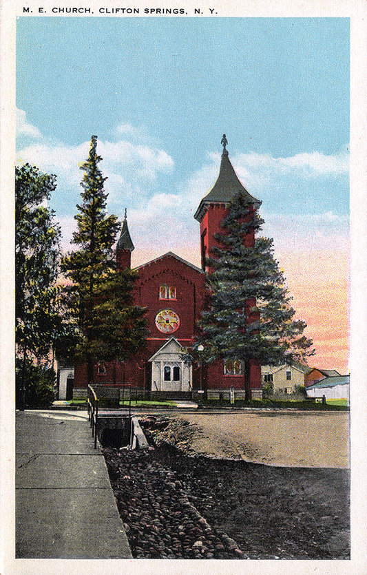 M.E. Church, Clifton Springs, NY - Print - Stomping Grounds